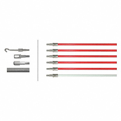 Wire and Cable Fishing Push-Pull Rods image